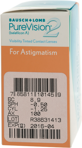 Purevision 2 HD For Astigmatism